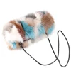 Brand New Luxury Real Fur bags Women colorful fox fur bag female winter plush Chain Clutch envelope Messenger bag