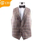 Men's Wool Checked Fashion Collar Vest For Cold Winter