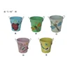 Colored animals Home&garden deco wrought iron artificial metal small tin flower pots