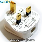 UK type with fuse plug pin accessories 3 pins plug