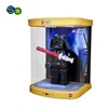 Acrylic Cylinder Display Stands Funko Pop Showcase Toy Countertop Display Stand With LED Light