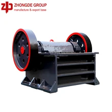 ZHONGDE PE series jaw crusher quarry machine used in mining with low price