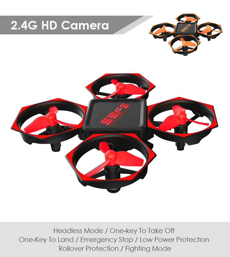 Set of 2 rc mini quadcopter for battle