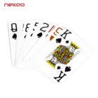 Custom Plastic Poker Cards Matte FinishedPlastic poker card chip RFID Playing Cards