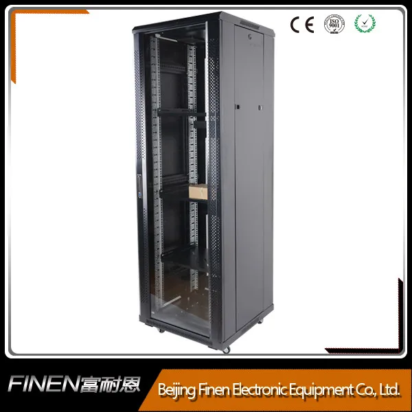 high quality 19" inch floor standing steel rack cabinet supplier