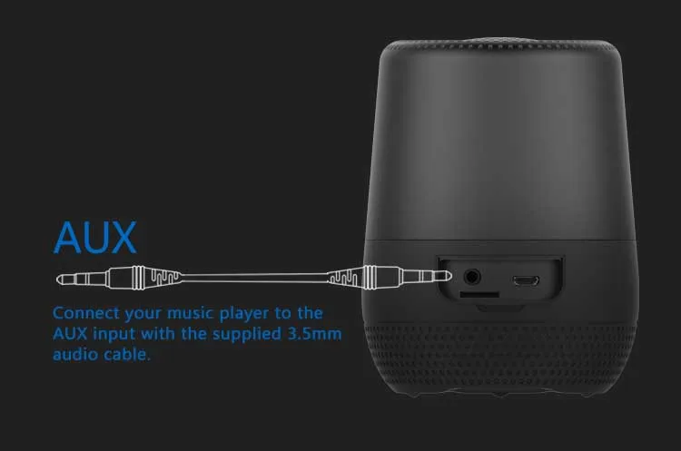 Mini Maxxbass Bluetooth Speaker with Lef & Right Channel Function - ANKUX.COM