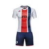 Online manufacturer retro blank red white sublimated football jersey co soccer wear custom set shirt maker soccer jersey