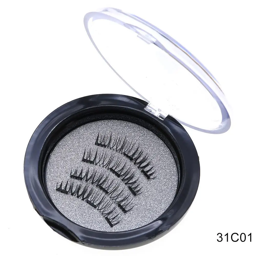 3 Magnet 3D Magnetic Eyelashes Magnet Lashes Thicker Reusable False Eyelashes Handmade No Glue Eye Lashes Makeup Kit 4pcs/pair, Natural black
3 Magnet 3D Magnetic Eyelashes Magnet Lashes Thicker Reusable False Eyelashes Handmade No Glue Eye Lashes Makeup Kit 4pcs/pair, Natural black