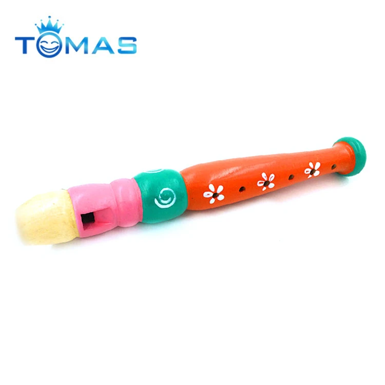 High Quality Wooden Piccolo Sound Musical Instrument Early Education Gift For Baby Kid Child