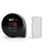 Amazon top sellers digital calendar desk clock thermo-hygrometer, room gift promotion thermometer