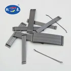 Building and construction material hooked glued carbon steel fibers for concrete reinforcement