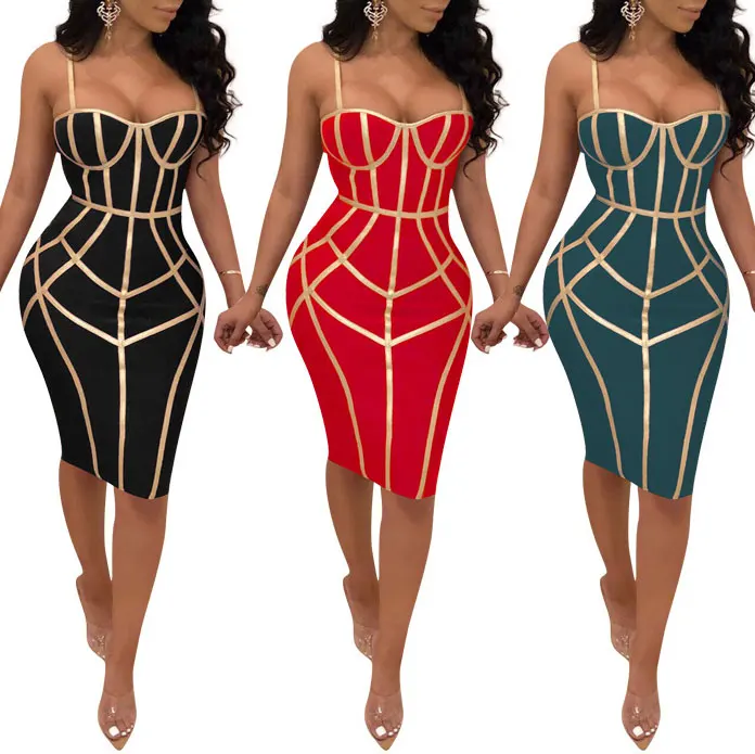 MN98204 Women strip printed club clothing cotton spaghetti strap dresses 2018 fashion, Picture colors
MN98204 Women strip printed club clothing cotton spaghetti strap dresses 2018 fashion, Picture colors