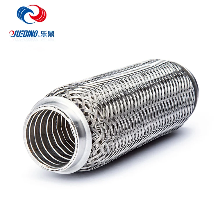Internal spiral muffler corrugated stainless steel exhaust pipe for truck/car