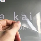 Cheap High Quality Custom Clear Vinyl Window Letter Decal Sticker