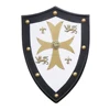 pu foam medieval crusader knight templar shield with cross