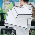 Customized White kraft gift craft paper shopping Bags for sale