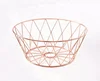 Simple design copper wire metal fruit basket