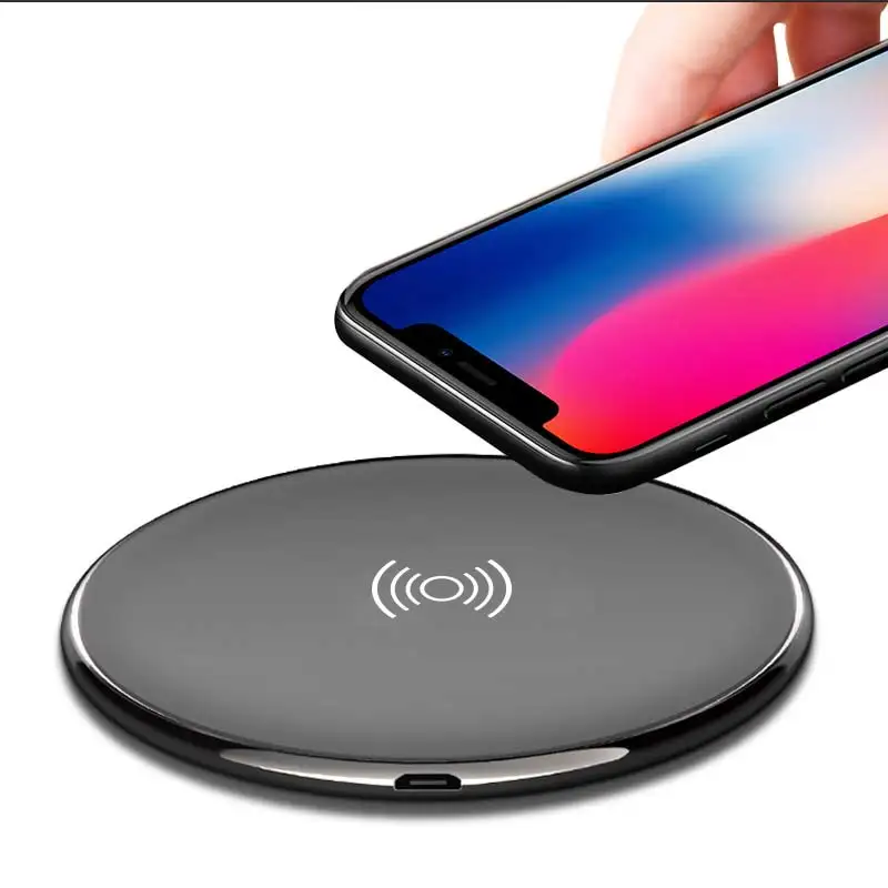Round ultra-thin wireless charger, micro input wireless charger with 5V 1A, White and black
Round ultra-thin wireless charger, micro input wireless charger with 5V 1A, White and black