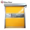 Remote control industrial galvanized steel roller shutter door fast rolling up door use in car wash shop