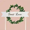 Garland Happy Birthday Sweet Love Cake Topper Bunting Banner Cupcake Decoration for Party Wedding Wholesale