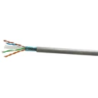 Kingmaking solid copper 0.57mm,23AWG PVC sheath gray CAT6 F/UTP network cable