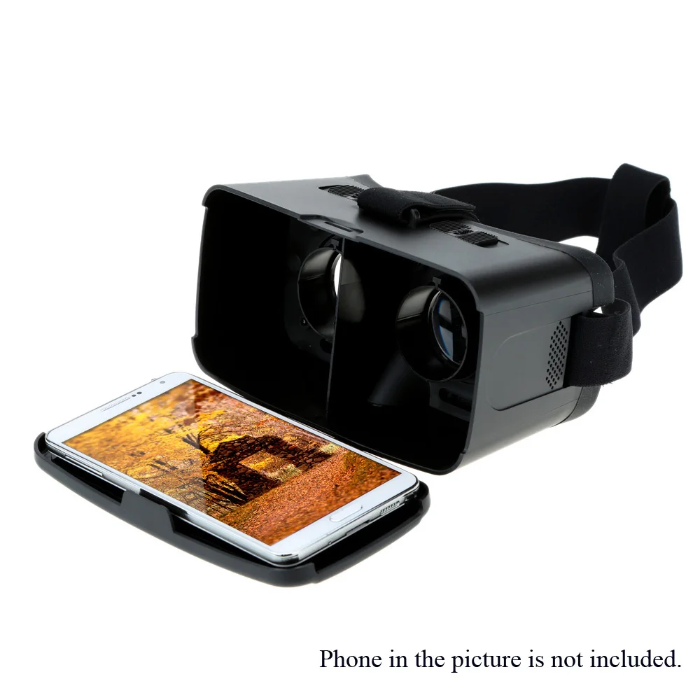 Universal Virtual Reality 3D Video Glasses Headband Build-in Suckers Google cardboard 3d Glasses for 4-7in for iPhone Samsung