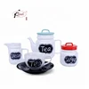 mason jar ceramic teapots and cup