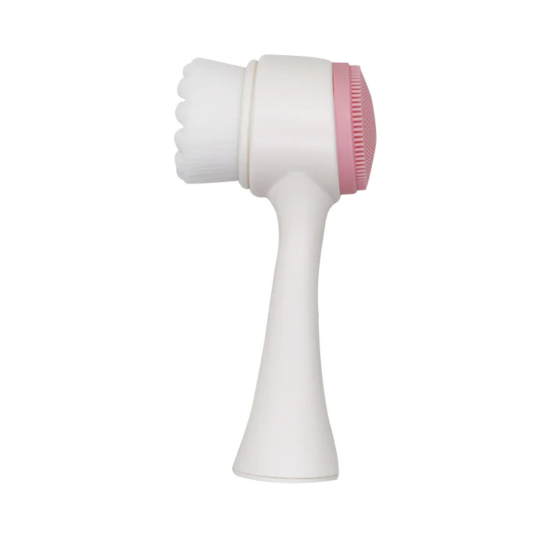 Factory face deep pore wash brush Portable synthetic and silicone hair double side face cleaning brush, Customized
Factory face deep pore wash brush Portable synthetic and silicone hair double side face cleaning brush, Customized