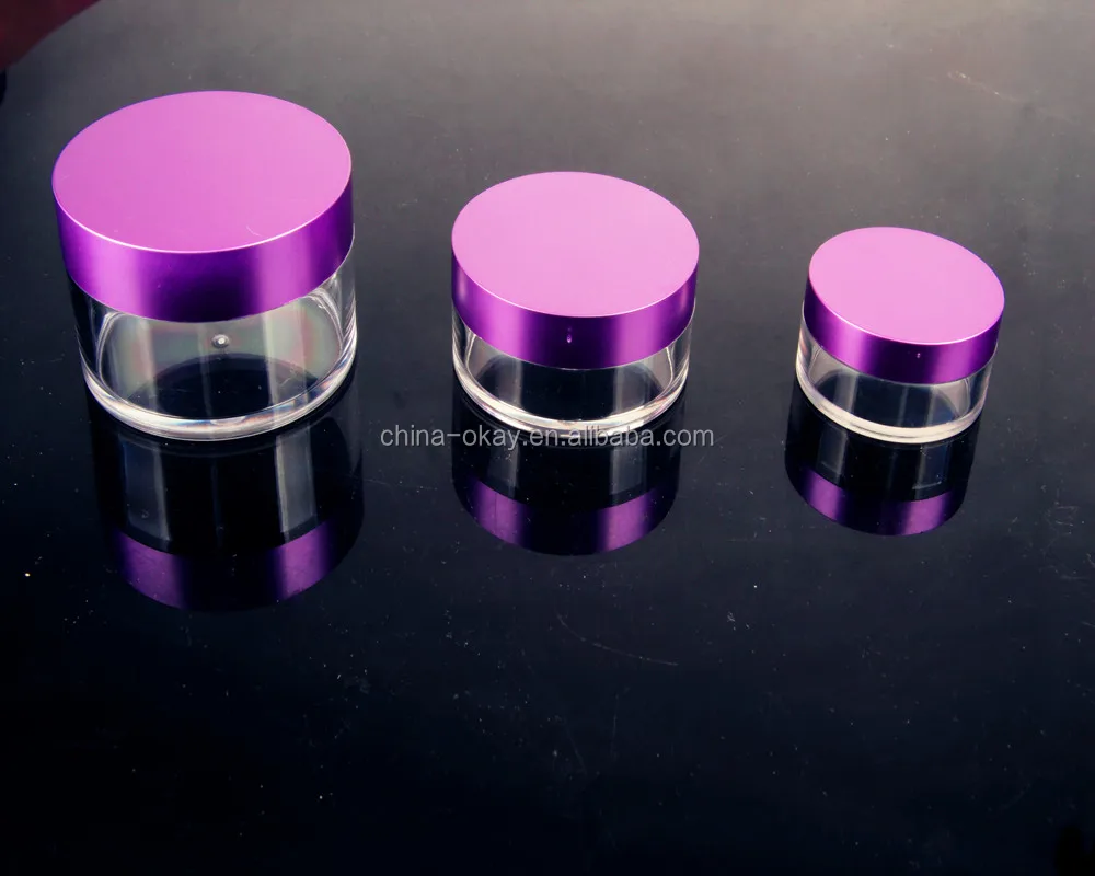 Hair Product Containers/transparent Cosmetic Sample Jars Plastic