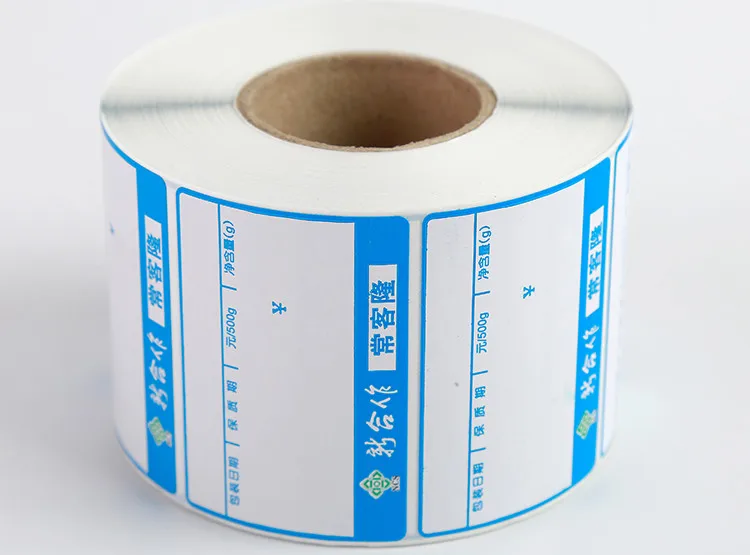 colored thermal labels