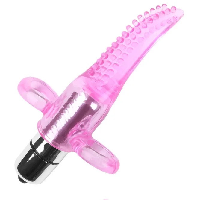 Tongue stimulator clit vaginal mini g spot vibrator sex toy