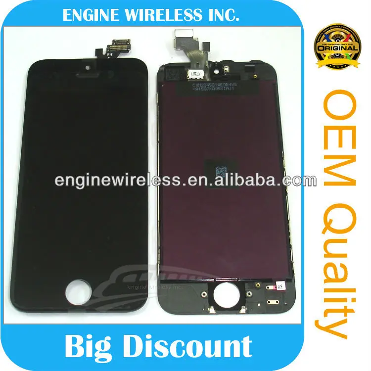 AAA quality no dead pixel screen for Iphone 5 Lcd With Digitizer Assembly