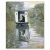 Claude Monet Oil Painting Reproduction on Canvas of The Boat Studio
