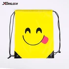Fashion Customized Cartoon Cheap 210d Polyester drawstring bag waterproof