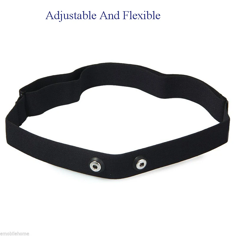 Heart rate monitor replacement chest strap belt for almost all heart rate sensors, Black
Heart rate monitor replacement chest strap belt for almost all heart rate sensors, Black