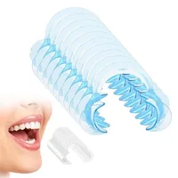 

FDA Approved Transparent Blue Color C Shape Teeth Whitening teeth whitening cheek retractor