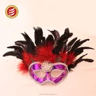 hot sale sexy Blue white red Women Feathered Venetian Masquerade Masks
