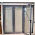 Used Aluminum Commercial Casement Glass Door with Blinds