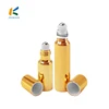 5ml 10ml Glass Essential Oil Bottle Roll On Bottle with Stainless Steel Roller Ball and aluminum Caps