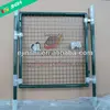 2m H round tube frame welded wire mesh panel farm metal gate with lock