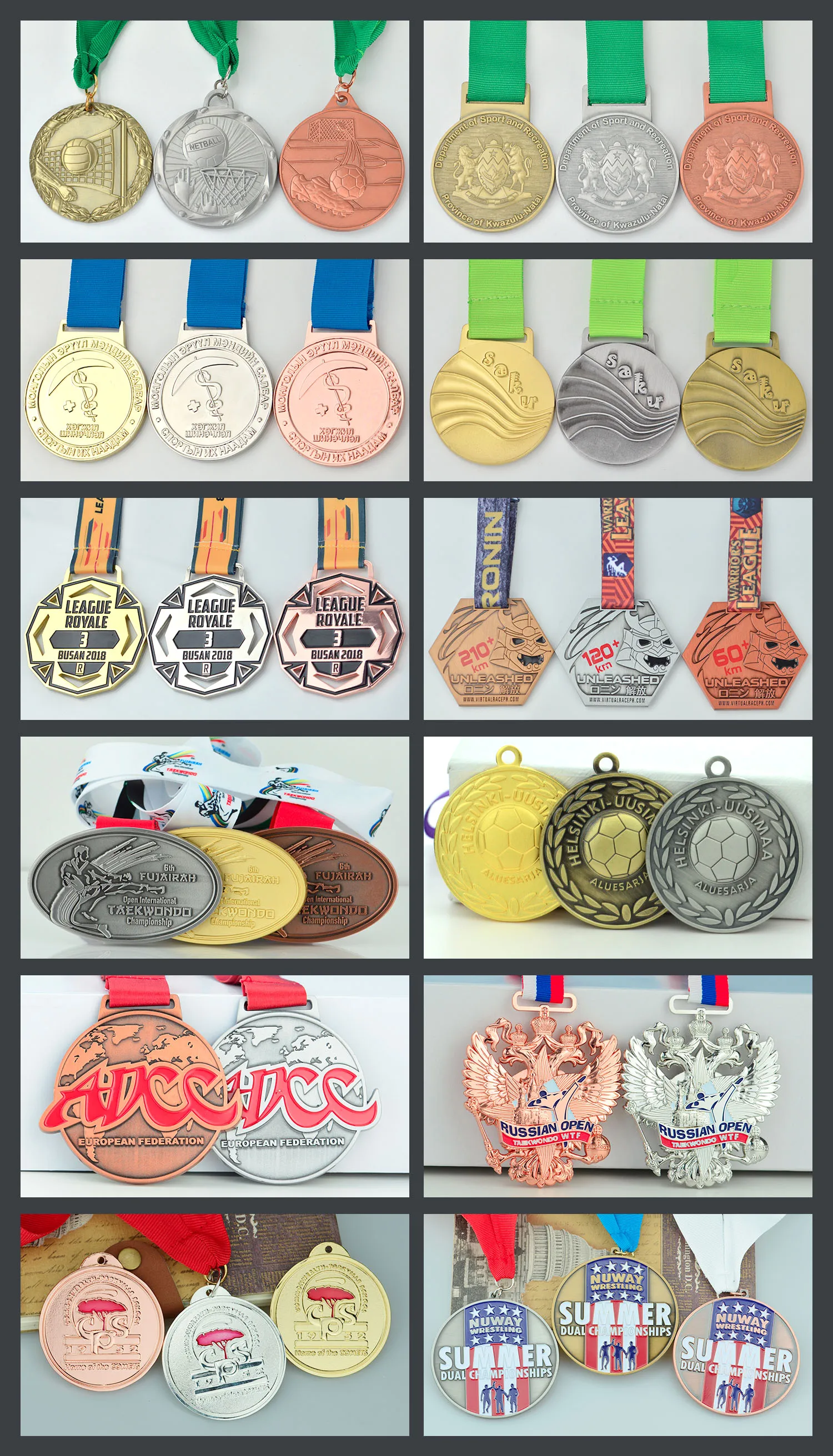 Wholesale participation bangkok spelling bee crib ceramic medal for girls