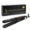 2018 Hot sell professional tourmaline steam hair straightener laber customize flat iron for wholesales
