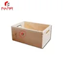 Wholesale natural cheap storage pine wooden box without lid