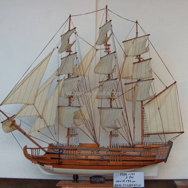 ship model, wooden sailboat vessel replic model, craft war ship