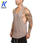 Vest Gym Mens Custom Bodybuilding Running Vest Stringer Singlet Gym Mens Tank Top