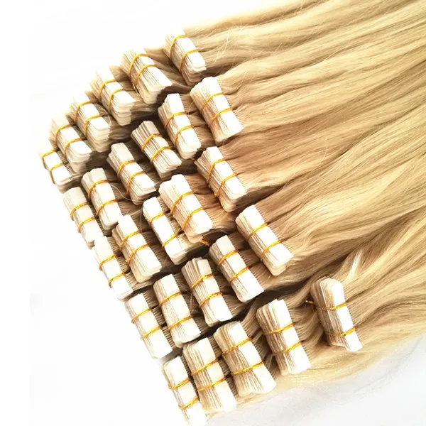 New arrival adhesive tape hair extensions, tape in hair extensions human remy european 24 color blonde hair
New arrival adhesive tape hair extensions, tape in hair extensions human remy european 24 color blonde hair