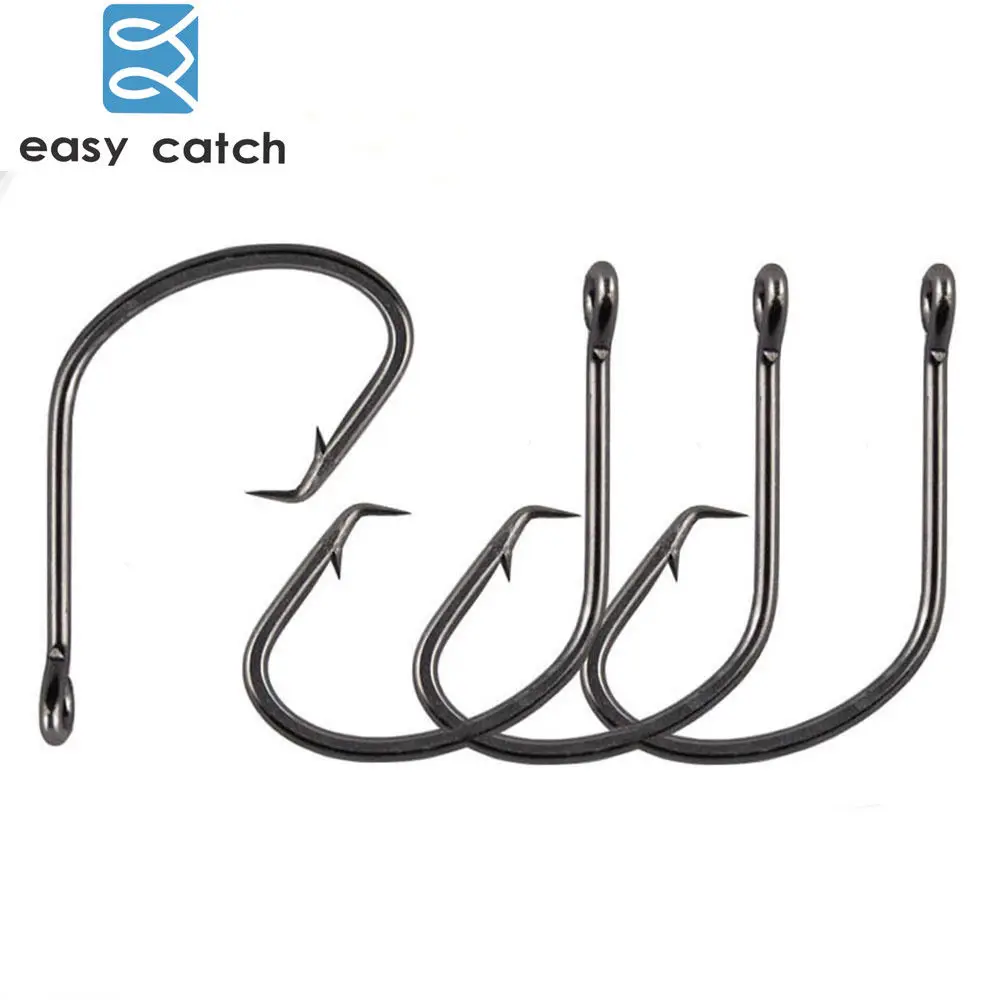 Sport Circle Fishing Hook High-carbon Steel Bass Fishhook 7381 10/0 100pcs/set, Black nickle coated
Sport Circle Fishing Hook High-carbon Steel Bass Fishhook 7381 10/0 100pcs/set, Black nickle coated