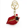 Promotional Gifts 3D Resin Nail Polish Lip Gloss Balm Lipsticks Keychain