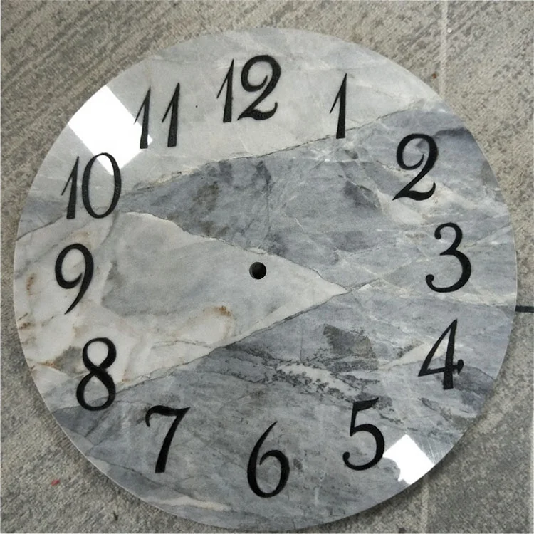 Hot sell marble clock modern european style simple clock can customized, White or customized
Hot sell marble clock modern european style simple clock can customized, White or customized