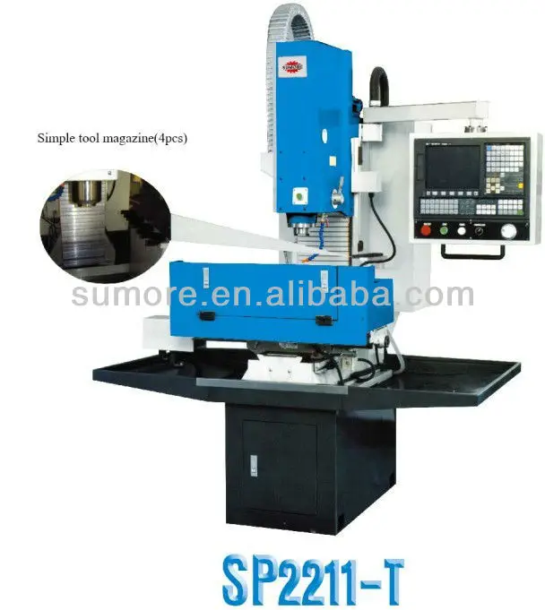 Metal processing cnc milling machine with 5 axis SP2211-T